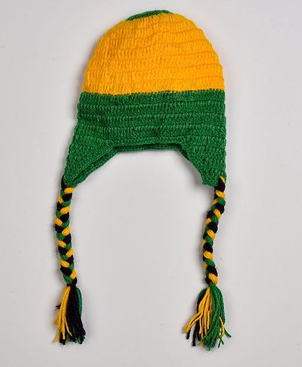 My Meo Color Blocked Cap - Yellow