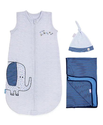 Mi Arcus Beeby Safari Gift Set Pack of 3 - Blue & White