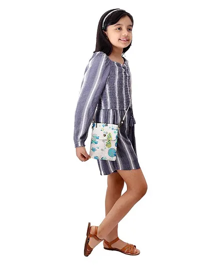 Little Hip Boutique Owl Printed Sling Bag - Multi Colour