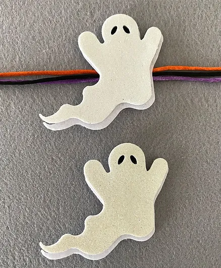 Kalacaree Halloween Theme Armlet & Badge - White
