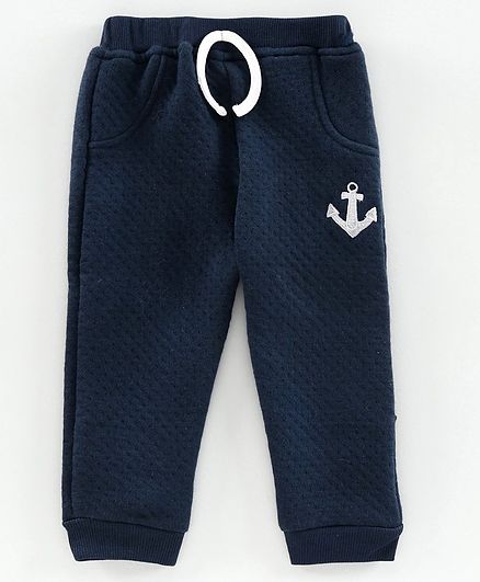 Mom's Love Full Length Lounge Pant Anchor Patch - Navy