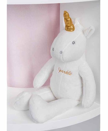 Mi Arcus Uniglow Papa Unicorn Soft Toy White - Height 55 cm