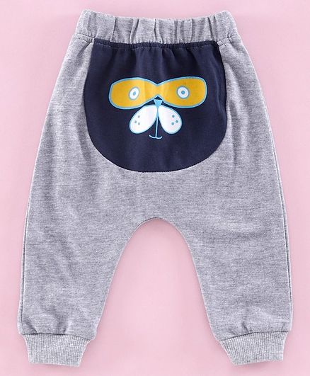 Ojos Full Length Lounge Pant Animal Print - Grey