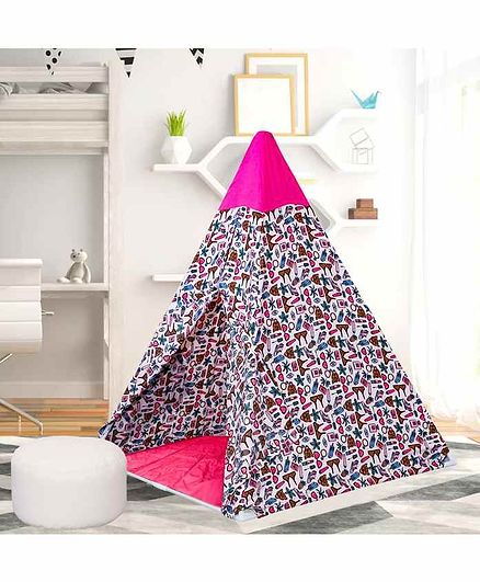 Second May Kids Tent House with Quilt & Bean Bag - Pink