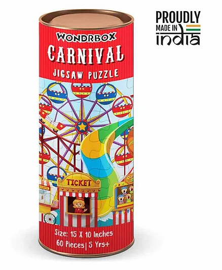 Wondrbox Carnival Jigsaw Puzzle - 60 Pieces