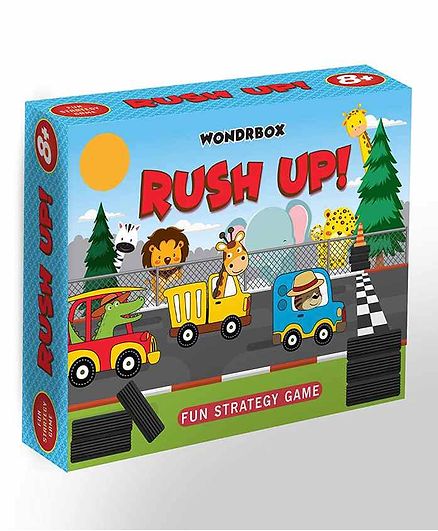 Wondrbox Rush Up! Fun Strategy Card Game - Multicolour