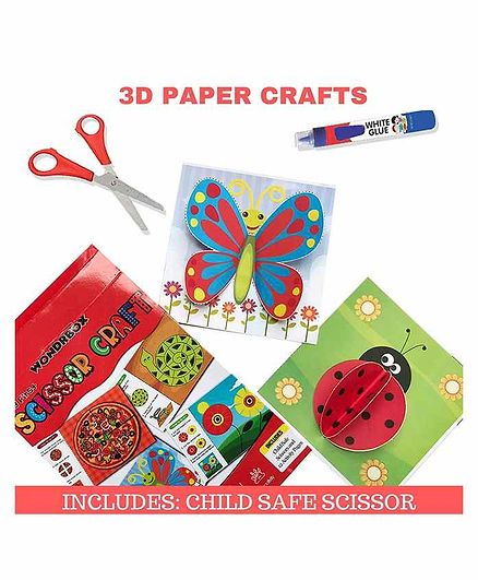 Wondrbox My First Scissor Craft Activity Book - Multicolour