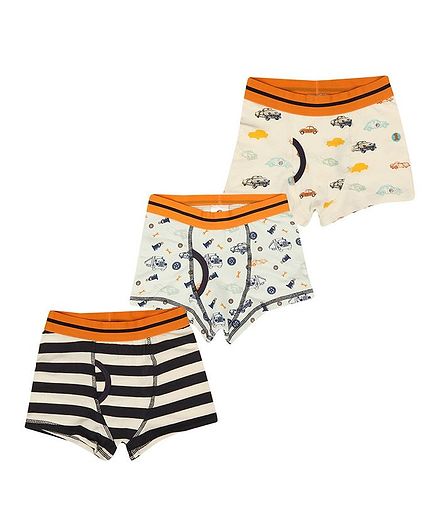 Charm n Cherish Pack Of 3 Striped Briefs - Multicolor