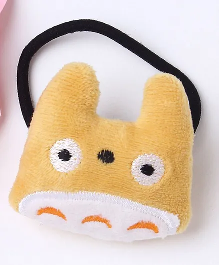 TMW Kids Cute Funny Fox Applique Rubber Band - Brown