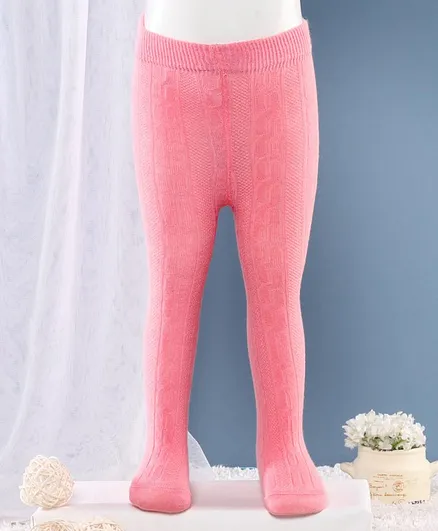 Mustang Solid Colour Footed Tights - Pink