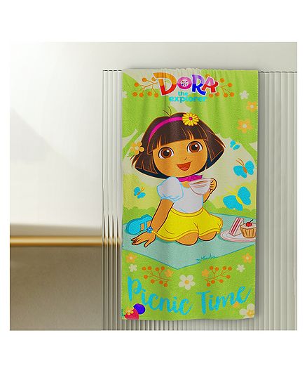 Sassoon Bath Towel Dora Print - Purple