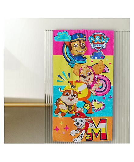 Sassoon Paw Patrol Printed Cotton Kids Towel - Blue