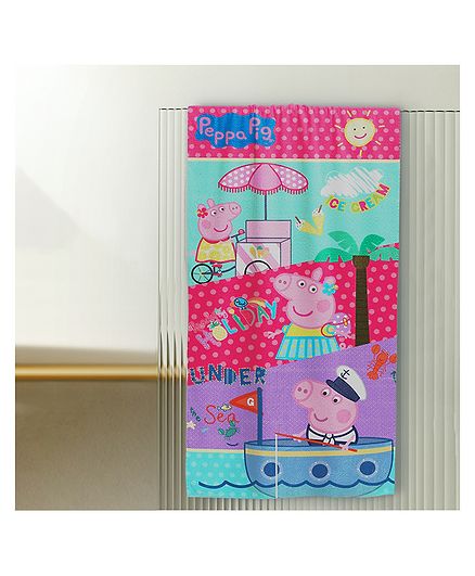 Sassoon Peppa Pig Printed Bath Towel with Gift Box - Multicolor