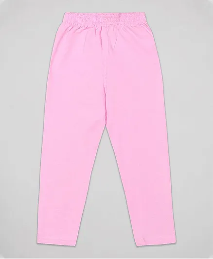 The Sandbox Clothing Co Solid Full Length Leggings - Pink