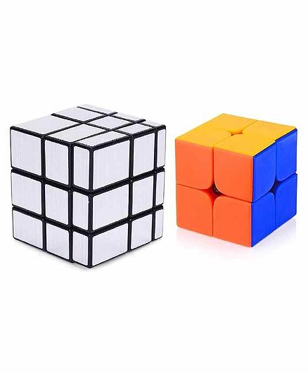 VWorld Rubix Cube Pack of 2 - Silver Blue