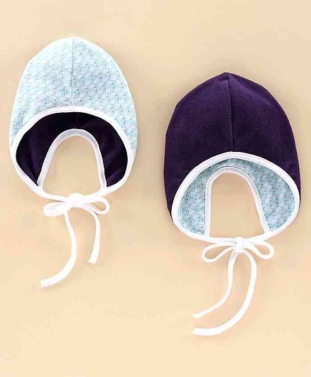 Ben Benny Reversible Winter Cap Grey Blue - Diameter 12 cm