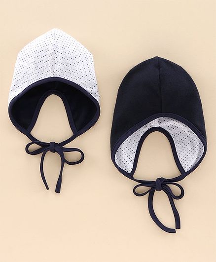 Ben Benny Reversible Winter Cap Grey Blue - Diameter 11.5 cm