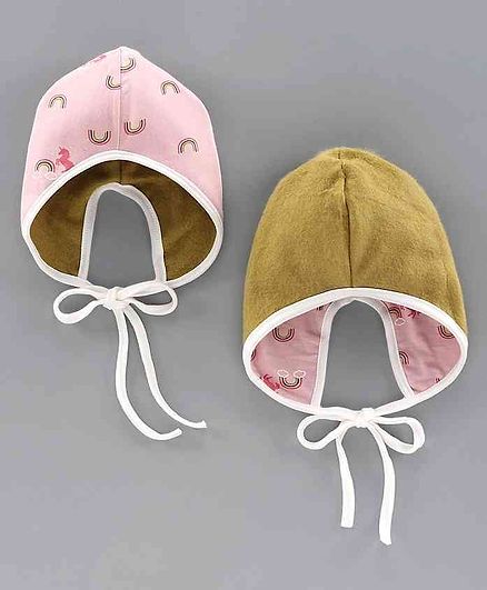 Ben Benny Reversible Winter Cap Pink - Diameter 12 cm