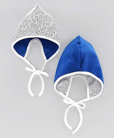 Ben Benny Reversible Winter Cap Blue Grey - Diameter 11.5 cm