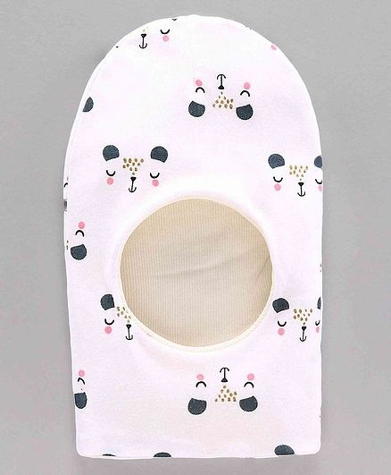 Ben Benny Reversible Monkey Cap Animal Print Cream - Diameter 11.5 cm