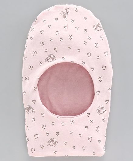 Ben Benny Reversible Monkey Cap Heart Print Pink - Diameter 10.5 cm
