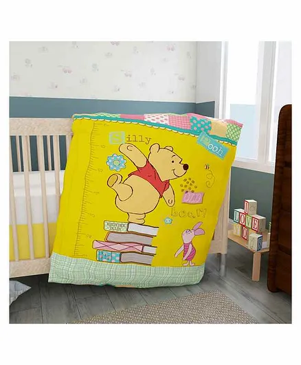 Sassoon Winnie The Pooh Printed Blanket - Yellow