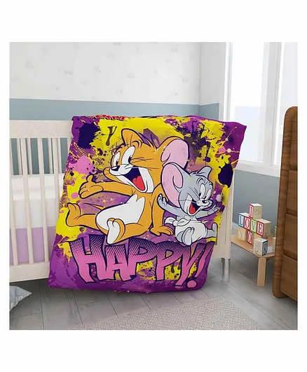 Sassoon Tom & Jerry Printed Blanket - Multicolor
