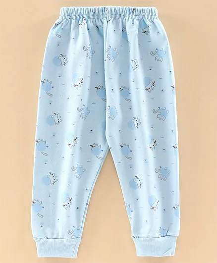 Simply Fleece Lounge Pant Animal Print - Blue