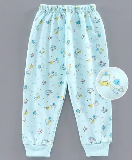 Simply Fleece Lounge Pant Animal Print - Blue
