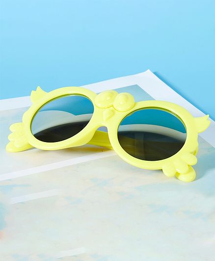 Babyhug Kids Sunglasses Owl Shape - Yellow