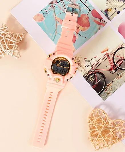 Babyhug Digital Watch - Peach