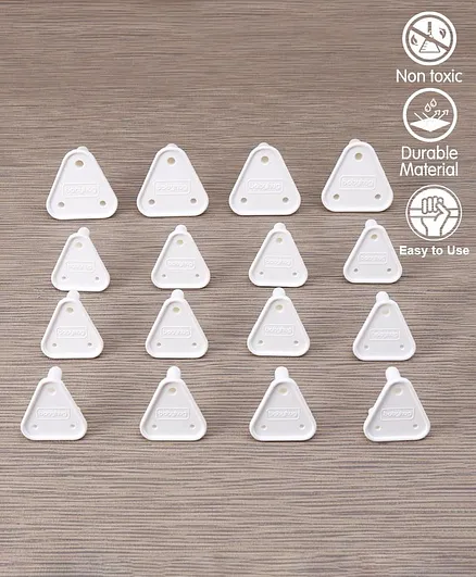 Babyhug Safety Electric Socket Plug Cover Guards - Pack of 16
