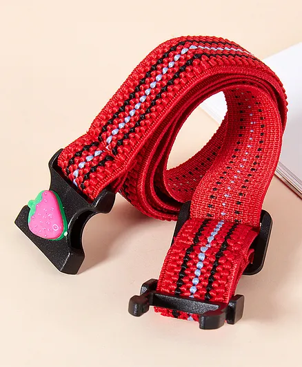 Babyhug Free Size Belt Strawberry Patch - Red