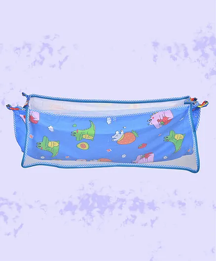 JIN Swing Baby Hammock With Net for Cradle - Blue