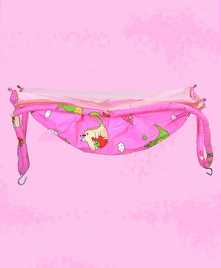 JIN Baby Hammock with Net - Pink