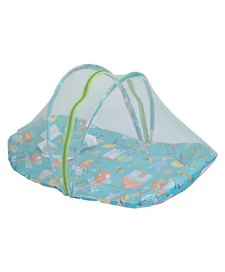 JIN Jumbo Mattress with Mosquito Net & Pillow - Green
