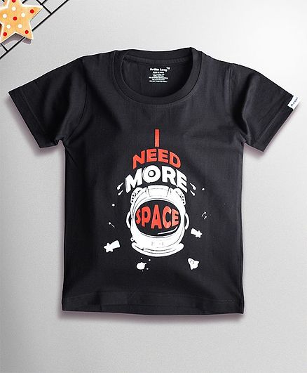 Ardan Lucy Astronauts In Space Tshirt - Black