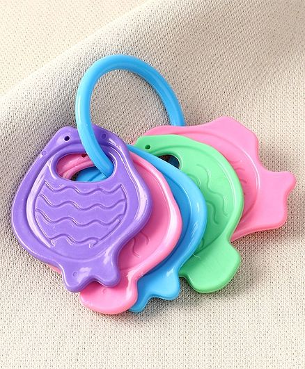 Babyhug Multicolor Fish Shaped Teether