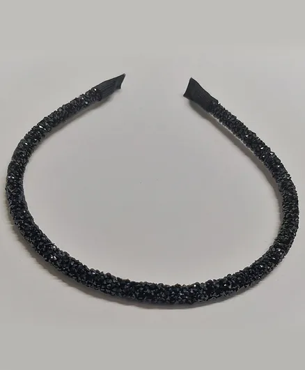Kid-O-World Rhinestone Hair Band - Black