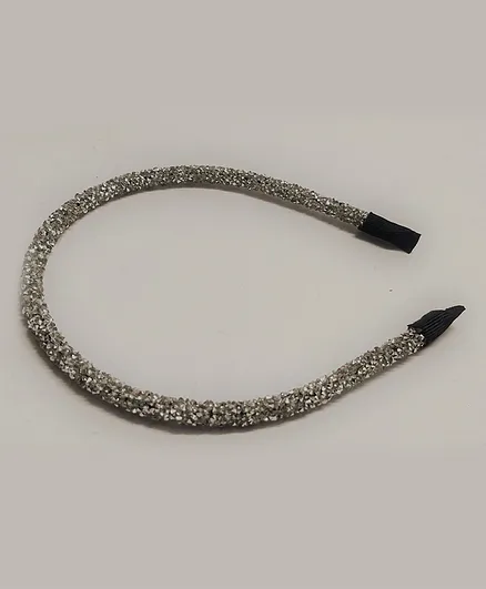 Kid-O-World Rhinestone Hair Band - Silver