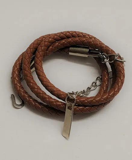 Kid-O-World Braided Fashion Belt -Brown