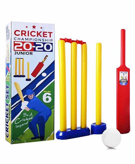 Planet of Toys Junior Cricket Set - Multicolour
