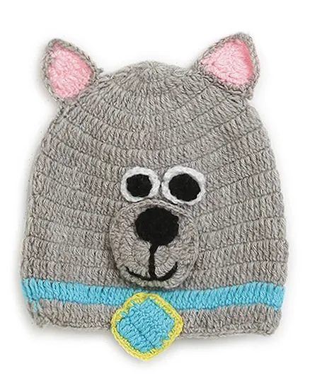 MayRa Knits Animal Theme Cap - Grey