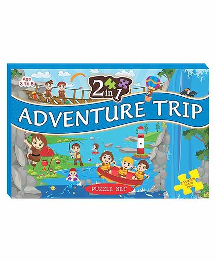 Art Factory EVA Foam Adventure Trip Jigsaw Puzzle Set of 2 - 136 Pieces