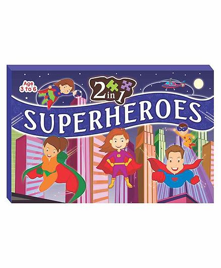 Art Factory EVA Foam Superheroes Jigsaw Puzzle Set of 2 - 160 Pieces