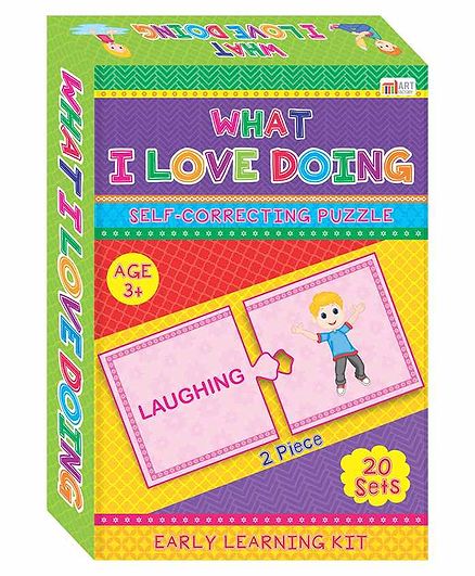 Art Factory What I Love Doing Jigsaw Puzzle Set of 20 - 2 Pieces Each