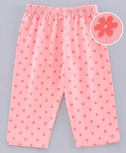 Tango Full Length Lounge Pant Floral Print - Peach
