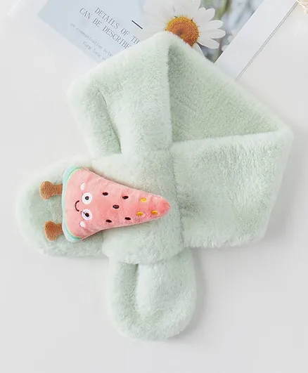 Kookie Kids Muffler Watermelon Applique - Green