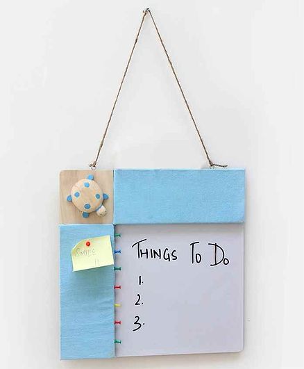 IVEI Pin board with Combination of Board Turtle - Blue