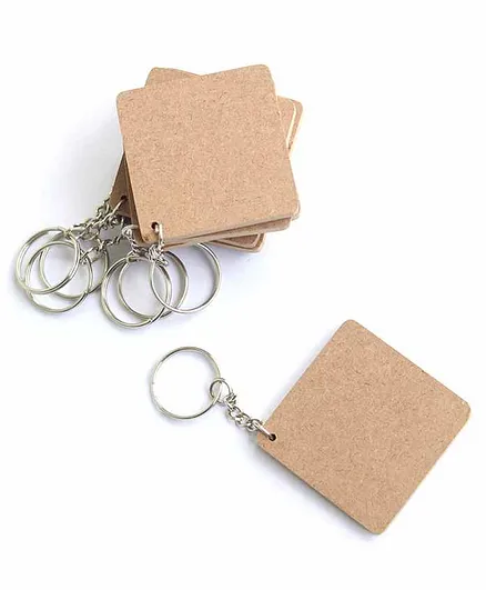 IVEI DIY Keychains Pack of 20 - Brown